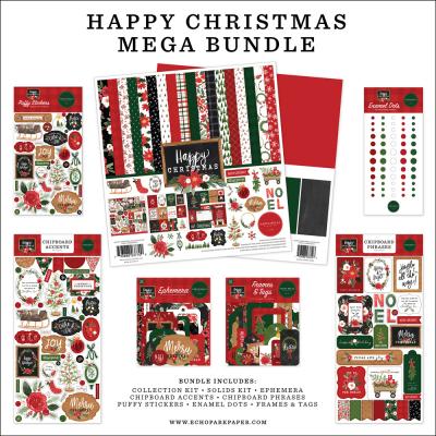 Carta Bella Happy Christmas Designpapier - Mega Bundle